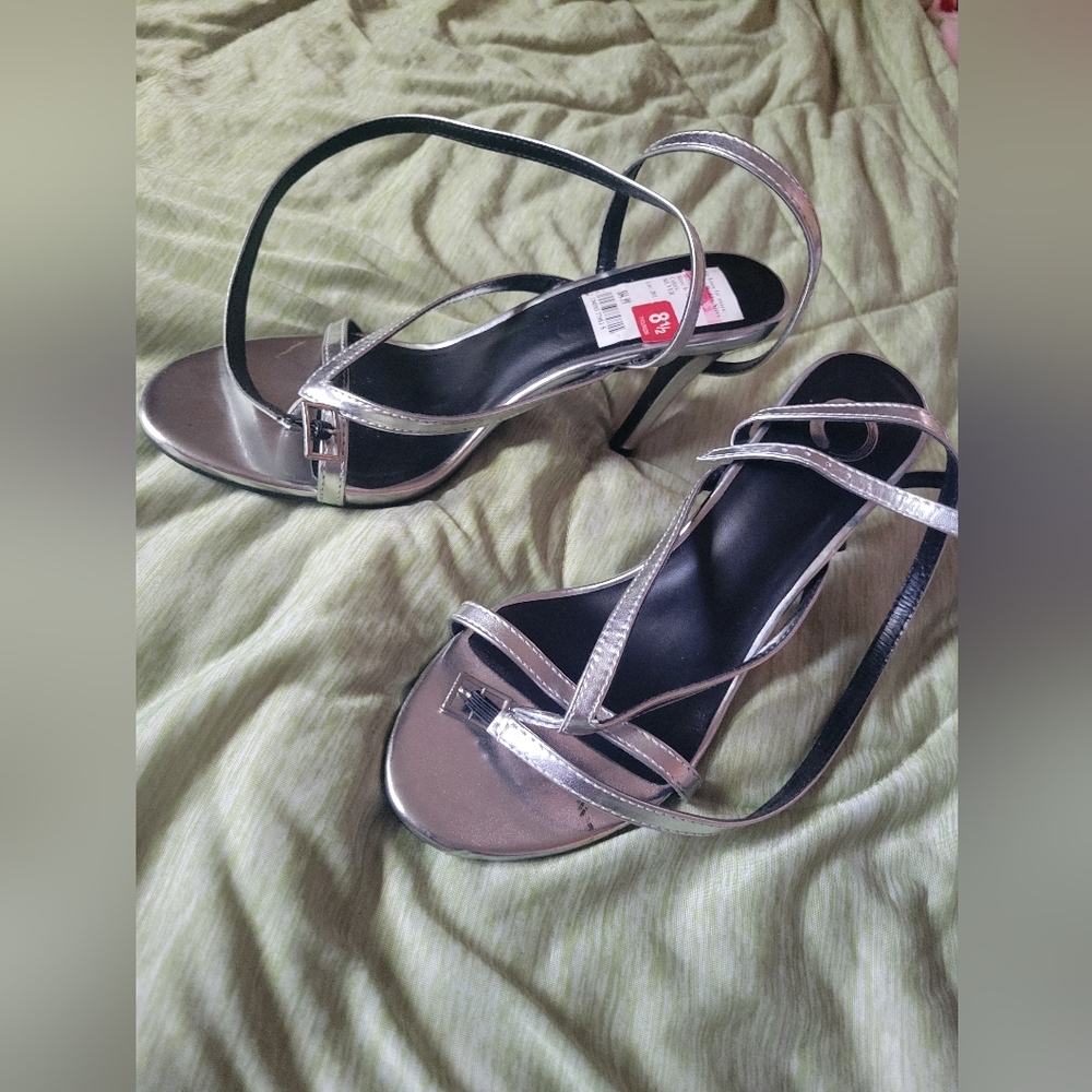 Silver heels
